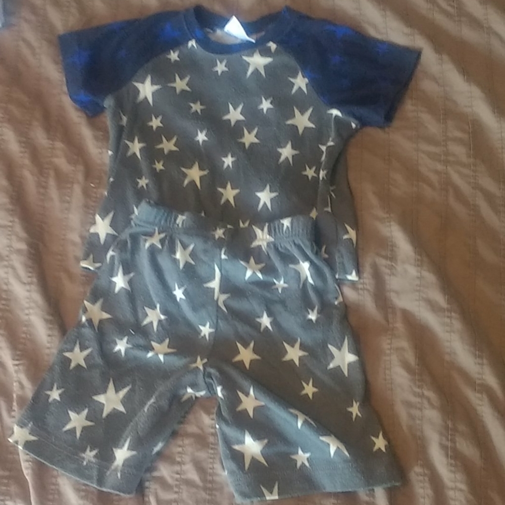 HA Star pattern short pajamas
